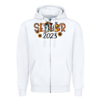 White senior 2023 fall Zipper Hoodie - JahusDesignShop