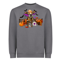 Storm Heifer Cow Halloween Heavyweight Sweatshirt - RanaPortraitStore