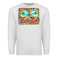 Oatmeal Heather beach'in sunglasses Premium Sweatshirt - Jasminsmagicworld