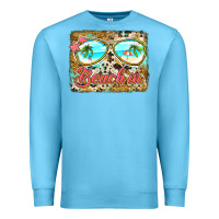 Ocean Blue beach'in sunglasses Premium Sweatshirt - Jasminsmagicworld