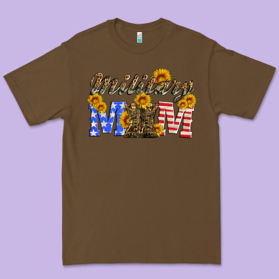 Military Mom With Soldier Boots Premium Tee Designed By Artiststas