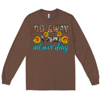 Chestnut go away i am introvering Long Sleeve Tee - HRA Design Shop