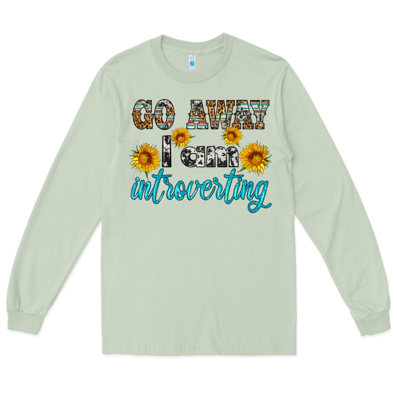 Go Away I Am Introvering Long Sleeve Tee by HRA Design Shop | Teevron