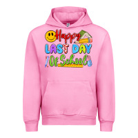 Fuchsia Pink happy last day of school Urban Hoodie - Artiststas
