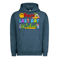 Pigment Midnight Navy happy last day of school Urban Hoodie - Artiststas