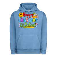Pigment Pebble Blue happy last day of school Urban Hoodie - Artiststas
