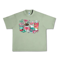 Oil Green nurse coffee cups Urban Heavy Tee - texasbilliewilder