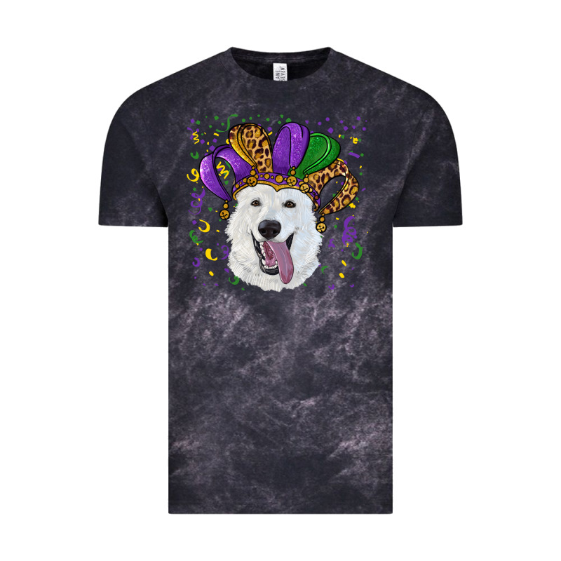 Mardi Gras Hat  White Shepherd Vintage Tee by RanaPortraitStore | Teevron