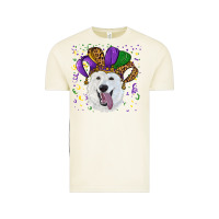 Vintage Arctic mardi gras hat  white shepherd Vintage Tee - RanaPortraitStore