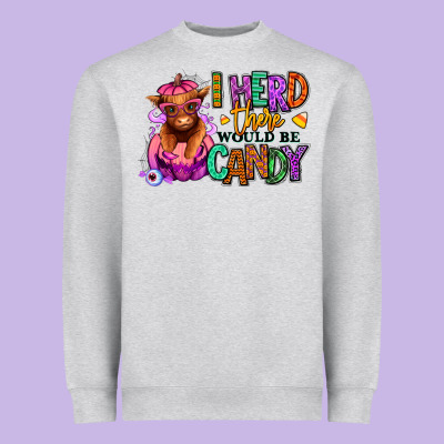 Heavyweight Sweatshirt I herd there would be candy Heifer