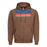 Chestnut usa ice cream and popsicles Zipper Hoodie - AdoDesignShop
