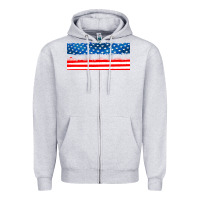 Heather Grey usa ice cream and popsicles Zipper Hoodie - AdoDesignShop