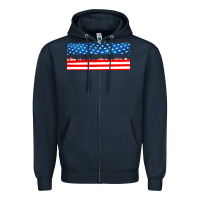 Navy usa ice cream and popsicles Zipper Hoodie - AdoDesignShop