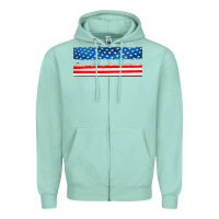 Usa Ice Cream And Popsicles Zipper Hoodie | Teevron