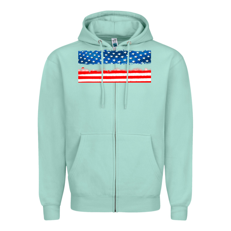 Usa Ice Cream And Popsicles Zipper Hoodie by AdoDesignShop | Teevron