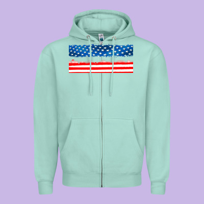 Usa Ice Cream And Popsicles Zipper Hoodie Designed By Adodesignshop