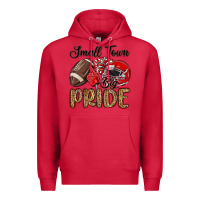 Cardinal small town big pride red Premium Hoodie - MaliasSmallBusiness