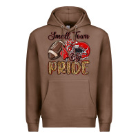 Chestnut small town big pride red Premium Hoodie - MaliasSmallBusiness