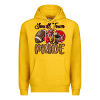 Lemon small town big pride red Premium Hoodie - MaliasSmallBusiness