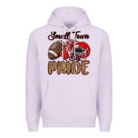 Lilac small town big pride red Premium Hoodie - MaliasSmallBusiness