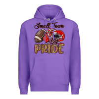 Purple small town big pride red Premium Hoodie - MaliasSmallBusiness