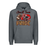 Rock small town big pride red Premium Hoodie - MaliasSmallBusiness
