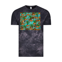 Cloud Black camel leopard Vintage Tee - BarkalooDesign