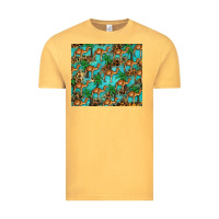 Vintage Mustard camel leopard Vintage Tee - BarkalooDesign