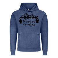 Vintage Denim Mountains Vintage Hoodie - Unal Design