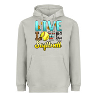 Moon Dust live love softball Heavyweight Hoodie - LillyAllenDesigns