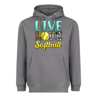 Storm live love softball Heavyweight Hoodie - LillyAllenDesigns
