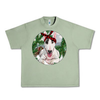 Oil Green bull terrier and farm Urban Heavy Tee - RanaPortraitStore