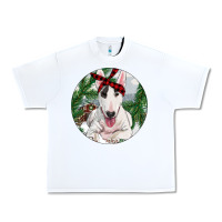 White bull terrier and farm Urban Heavy Tee - RanaPortraitStore