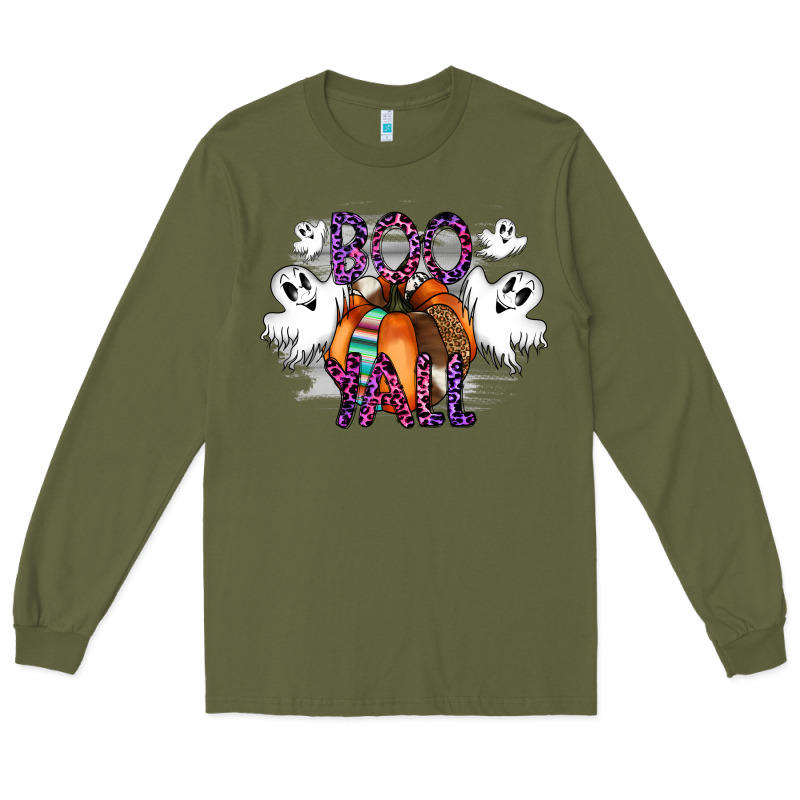 Boo Yall Long Sleeve Tee by CowhideDigitalArt | Teevron