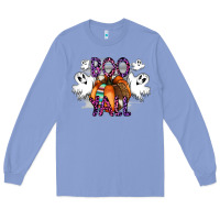 Colony Blue Boo yall Long Sleeve Tee - CowhideDigitalArt