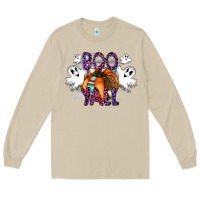 Mushroom Boo yall Long Sleeve Tee - CowhideDigitalArt