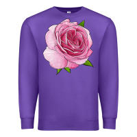 Purple all dressed up rose Premium Sweatshirt - LillyAllenDesigns