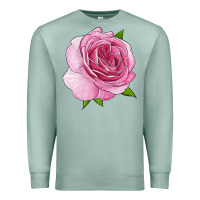 Seafoam all dressed up rose Premium Sweatshirt - LillyAllenDesigns
