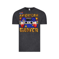 Vintage Black all american gamer Vintage Tee - texasbilliewilder