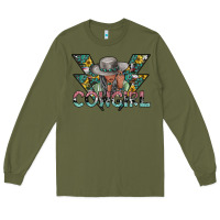 Army Green cowgirl2 2 Long Sleeve Tee - SublimationCraftShop