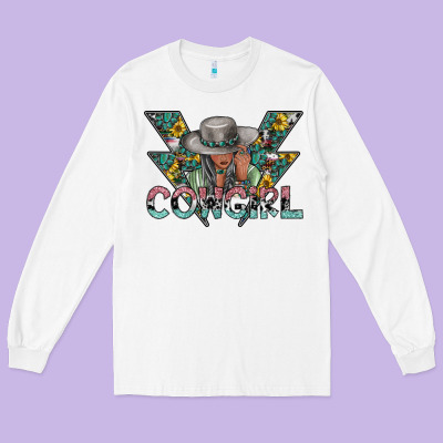 Cowgirl2 2 Long Sleeve Tee Designed By Sublimationcraftshop