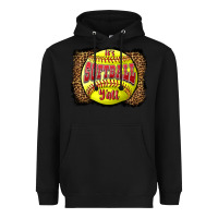 Black it's softball y'all Heavyweight Hoodie - LillyAllenDesigns