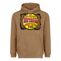Toasted Coconut it's softball y'all Heavyweight Hoodie - LillyAllenDesigns