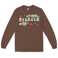 Chestnut daisy teacher Long Sleeve Tee - AdoDesignShop