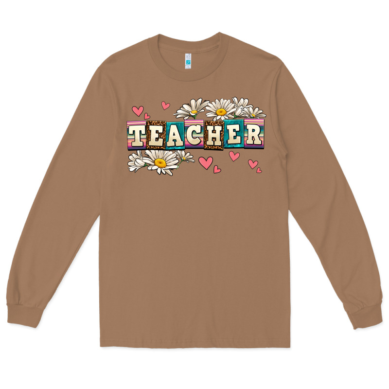 Daisy Teacher Long Sleeve Tee by AdoDesignShop | Teevron