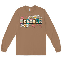 Toasted Coconut daisy teacher Long Sleeve Tee - AdoDesignShop