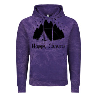 Cloud Purple camping Vintage Hoodie - Unal Design