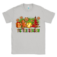 Moon Dust Tis The Season Christmas With Softball And Gingerbread Man Classic Tee - FaDigitalArtStudio