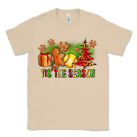 Mushroom Tis The Season Christmas With Softball And Gingerbread Man Classic Tee - FaDigitalArtStudio