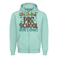 Seafoam watch out preschool here i come! Zipper Hoodie - JahusDesignShop